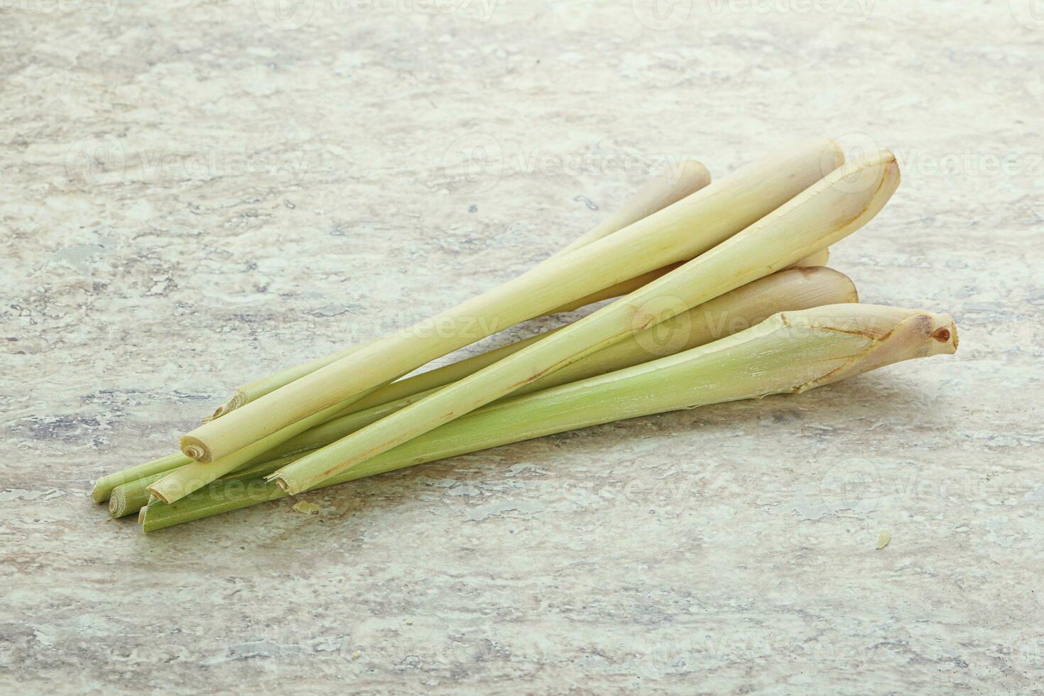 Raw lemongrass stem aroma for cooking photo