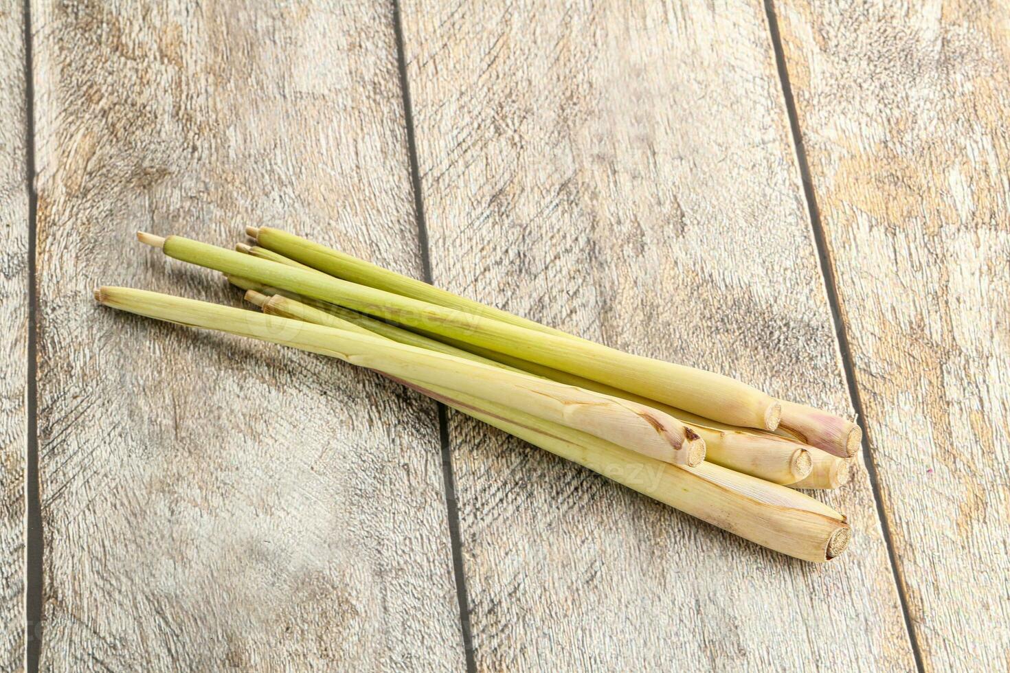 Green lemongrass stem aroma seasoning photo