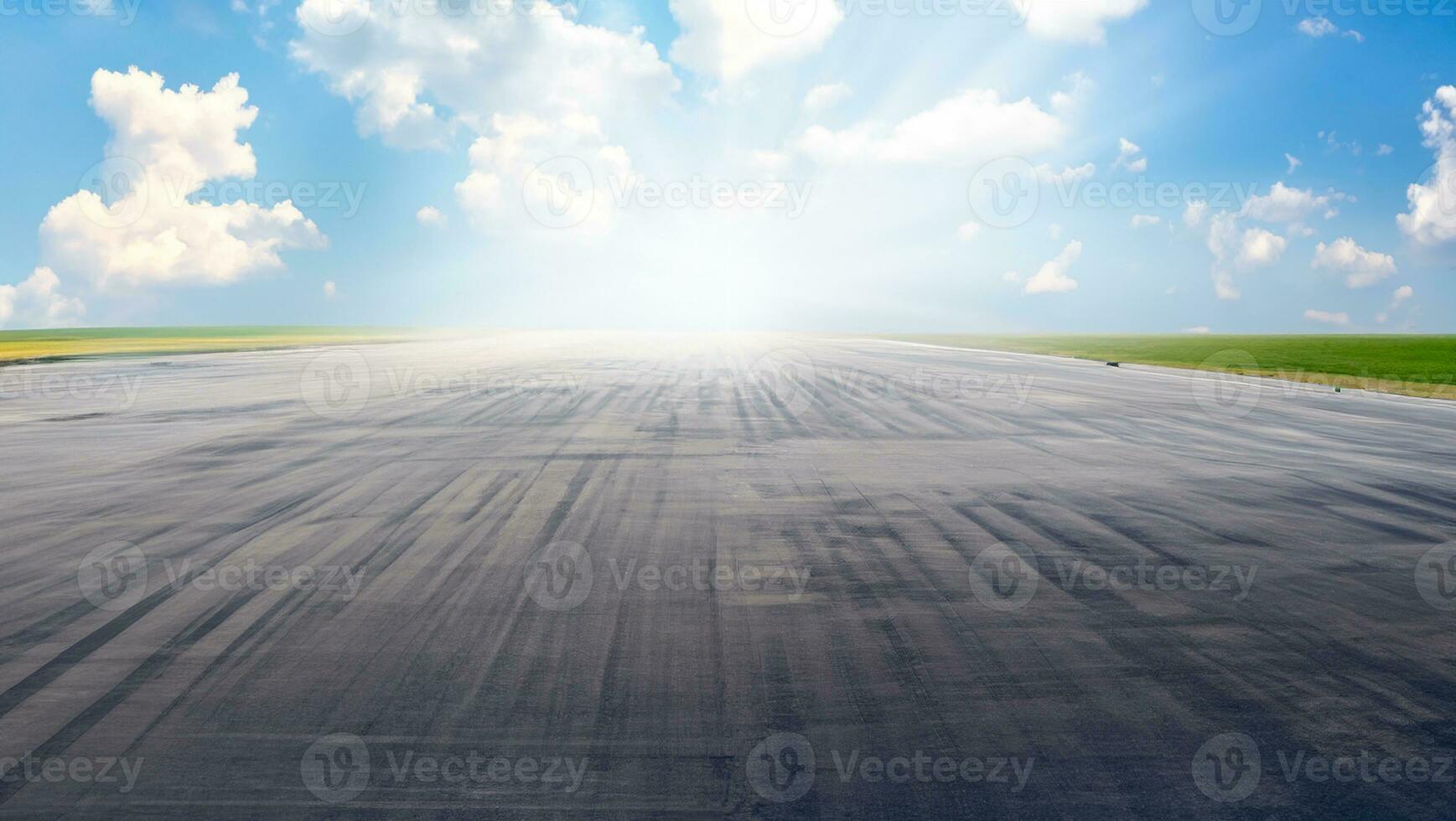 empty runway background photo