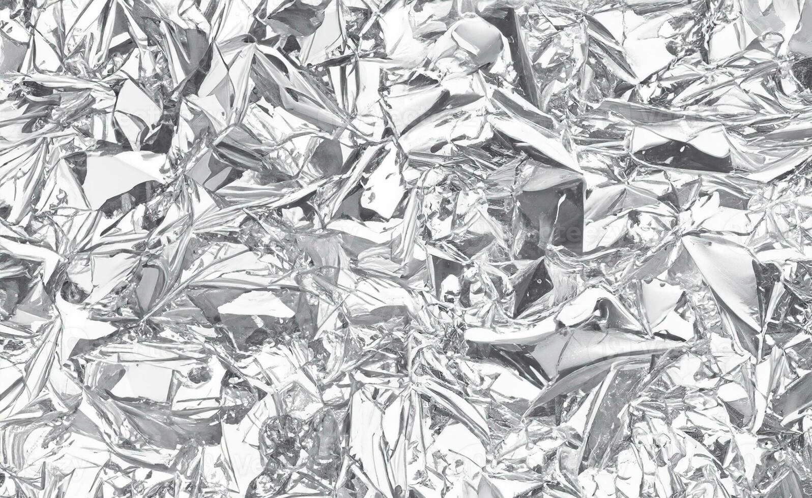 Crumpled Silver Surface Textures photo