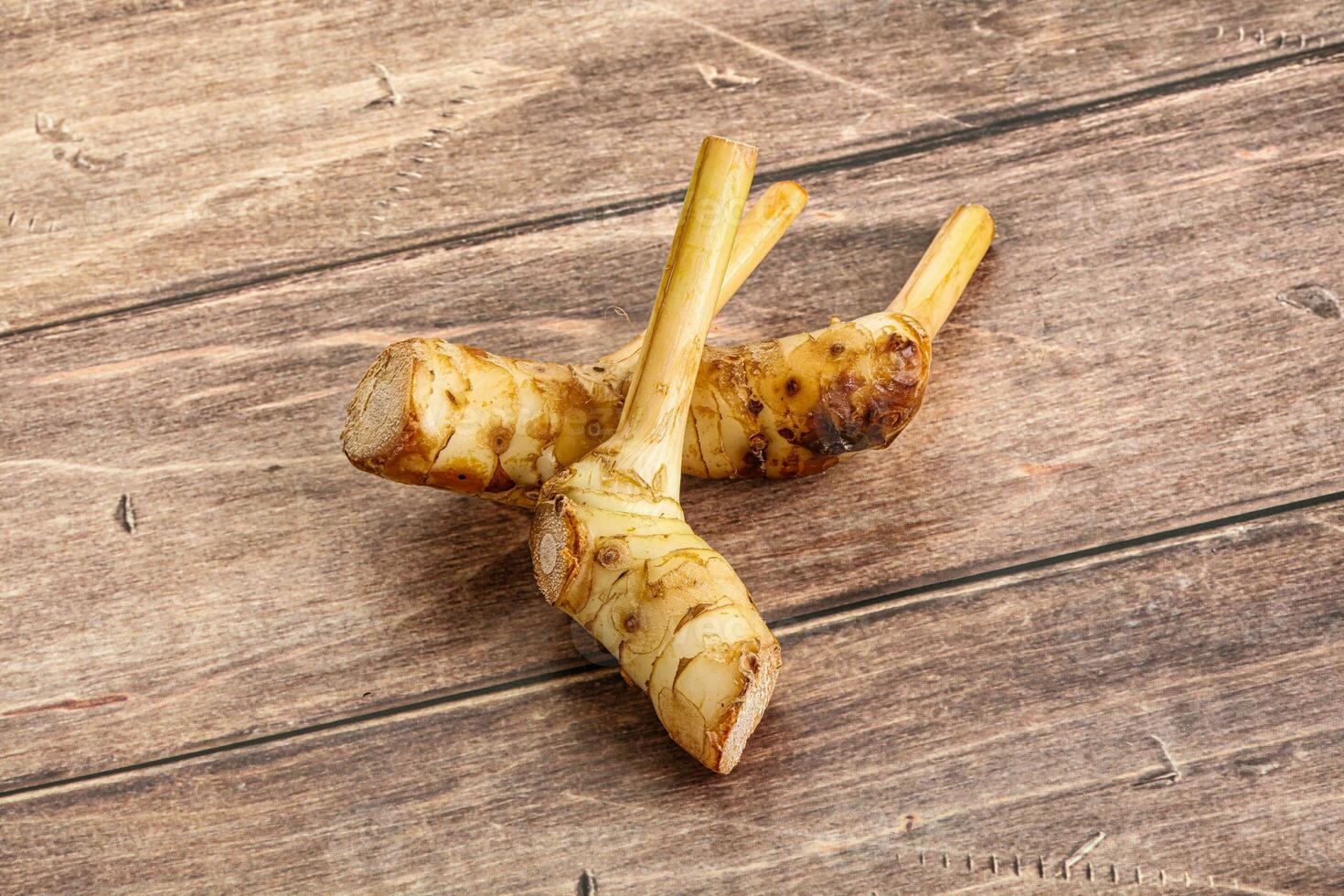 Raw galangal root seasonong aroma photo