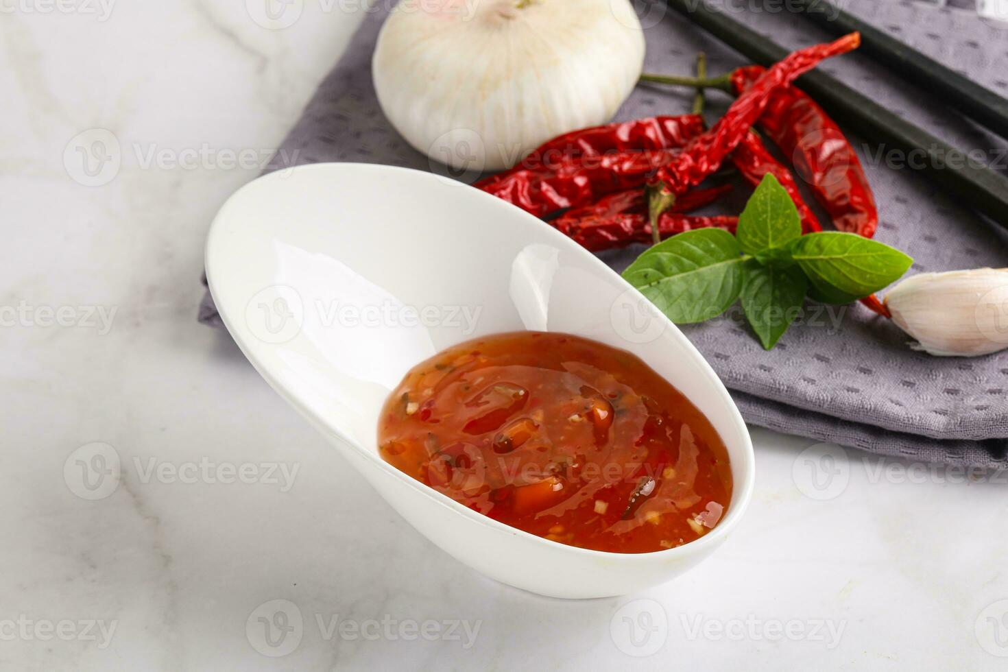 Chinese traditional sweet and sour sauce photo