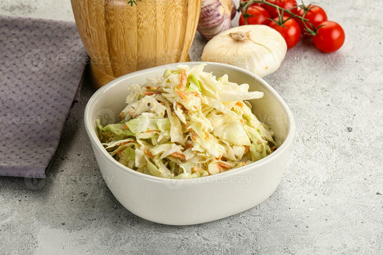 Dietary tasty Cole slaw salad photo