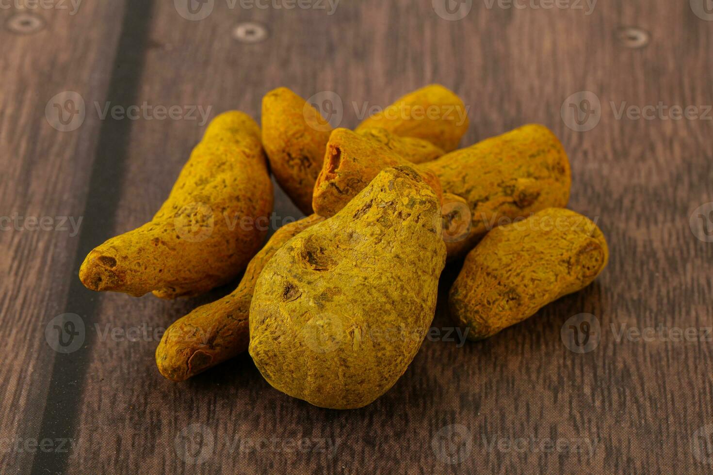 Indian spices - Turmeric root Curcuma photo