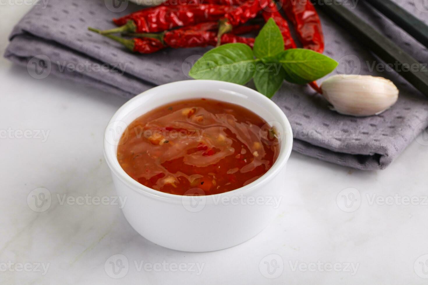 Chinese traditional sweet and sour sauce photo