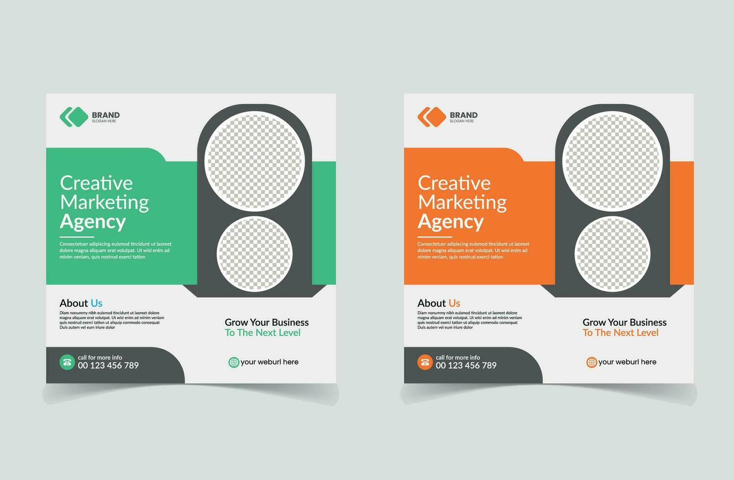 Creative business social media post banner design vector
