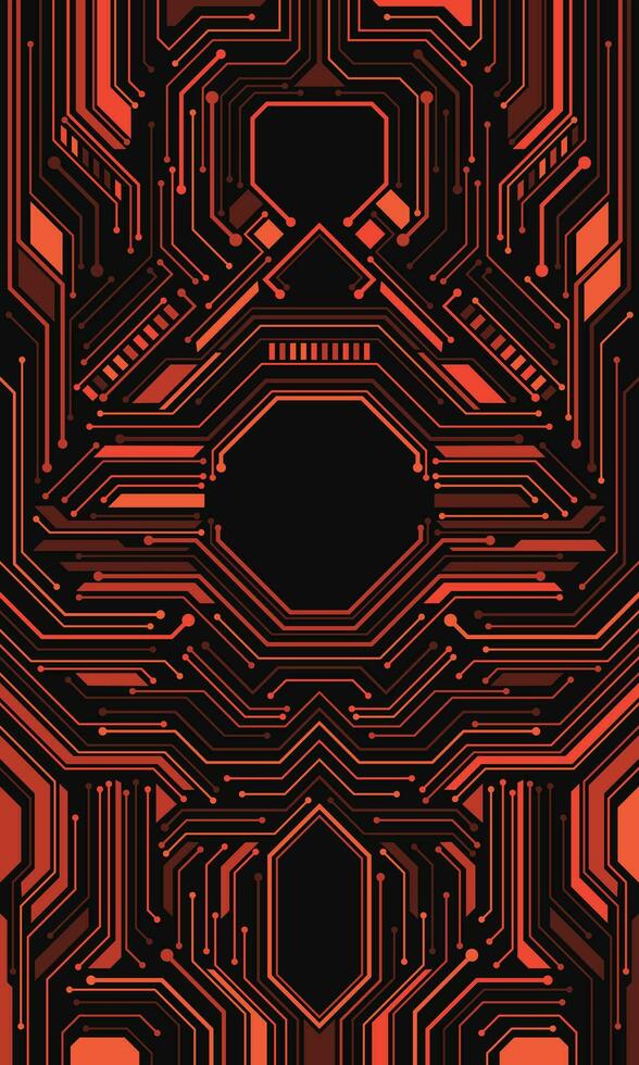 Technology abstract lines wallpaper. Digital style electronic circuit board background vector