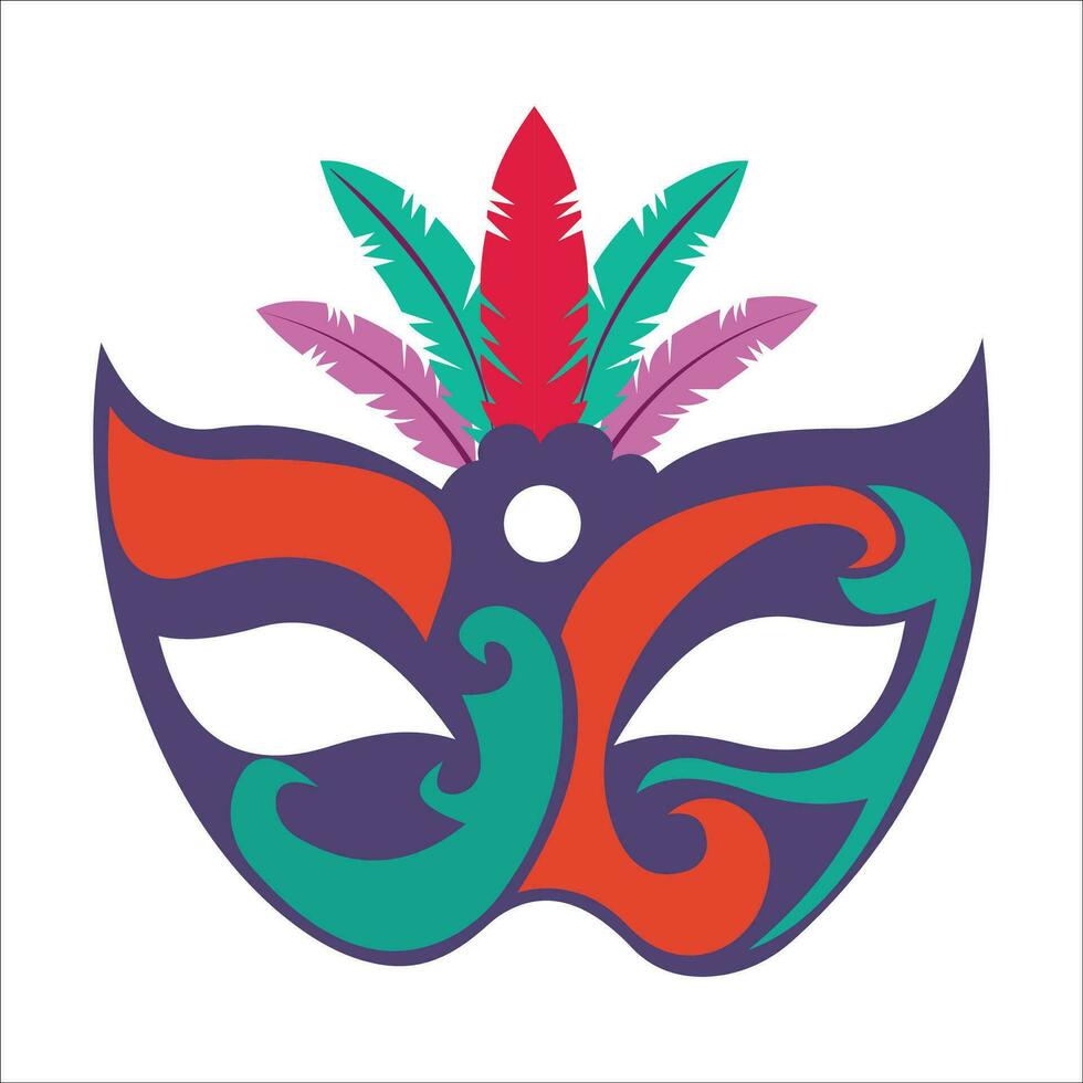 Free vector carnival mask collection design