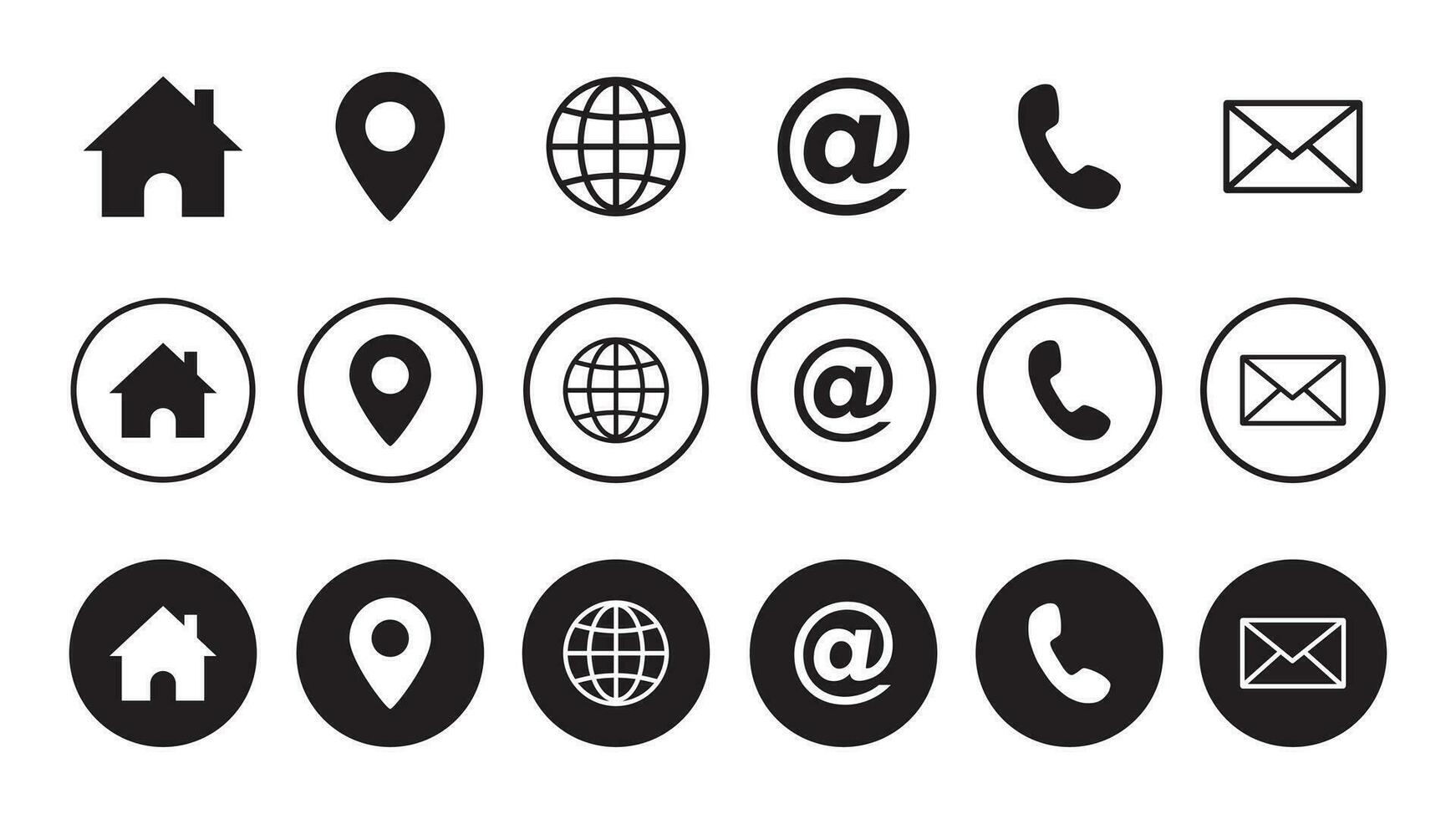 Set of web icons. Website collection icon vector. for computers and mobile phones. eps 10 vector