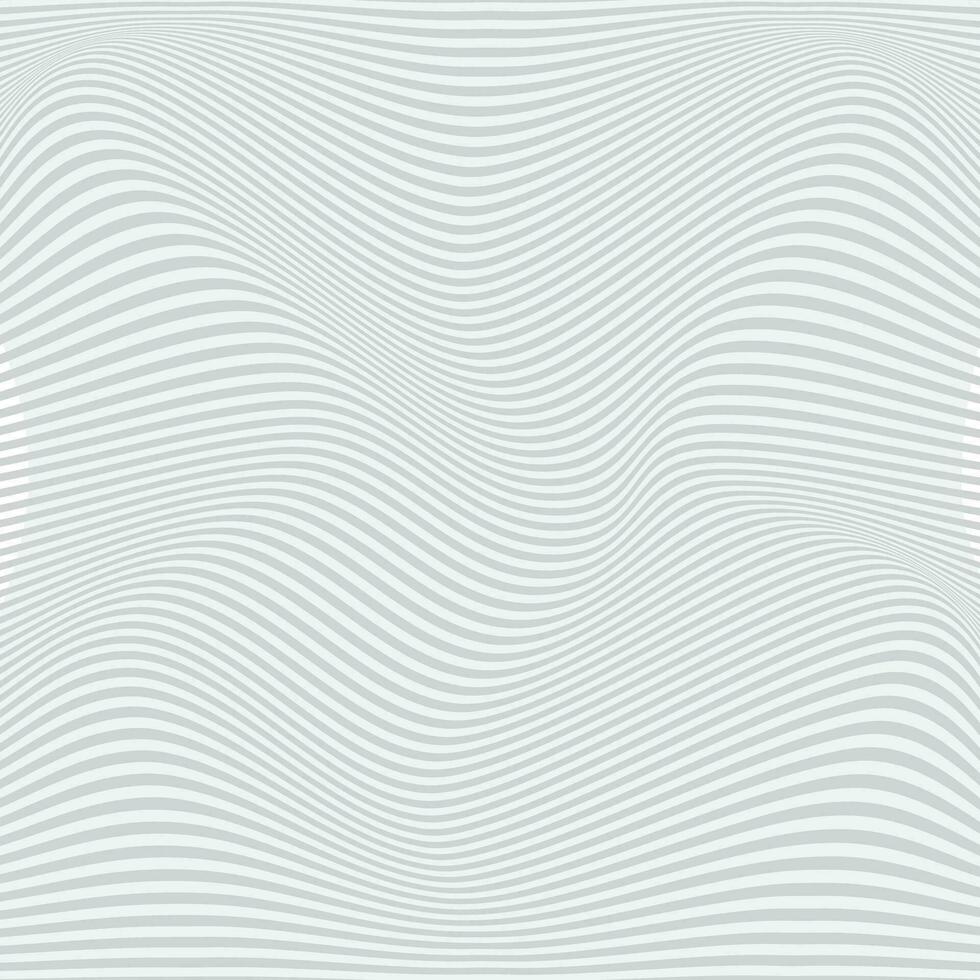 abstract white grey ash color horizontal wavy distort line pattern on white ash color background vector