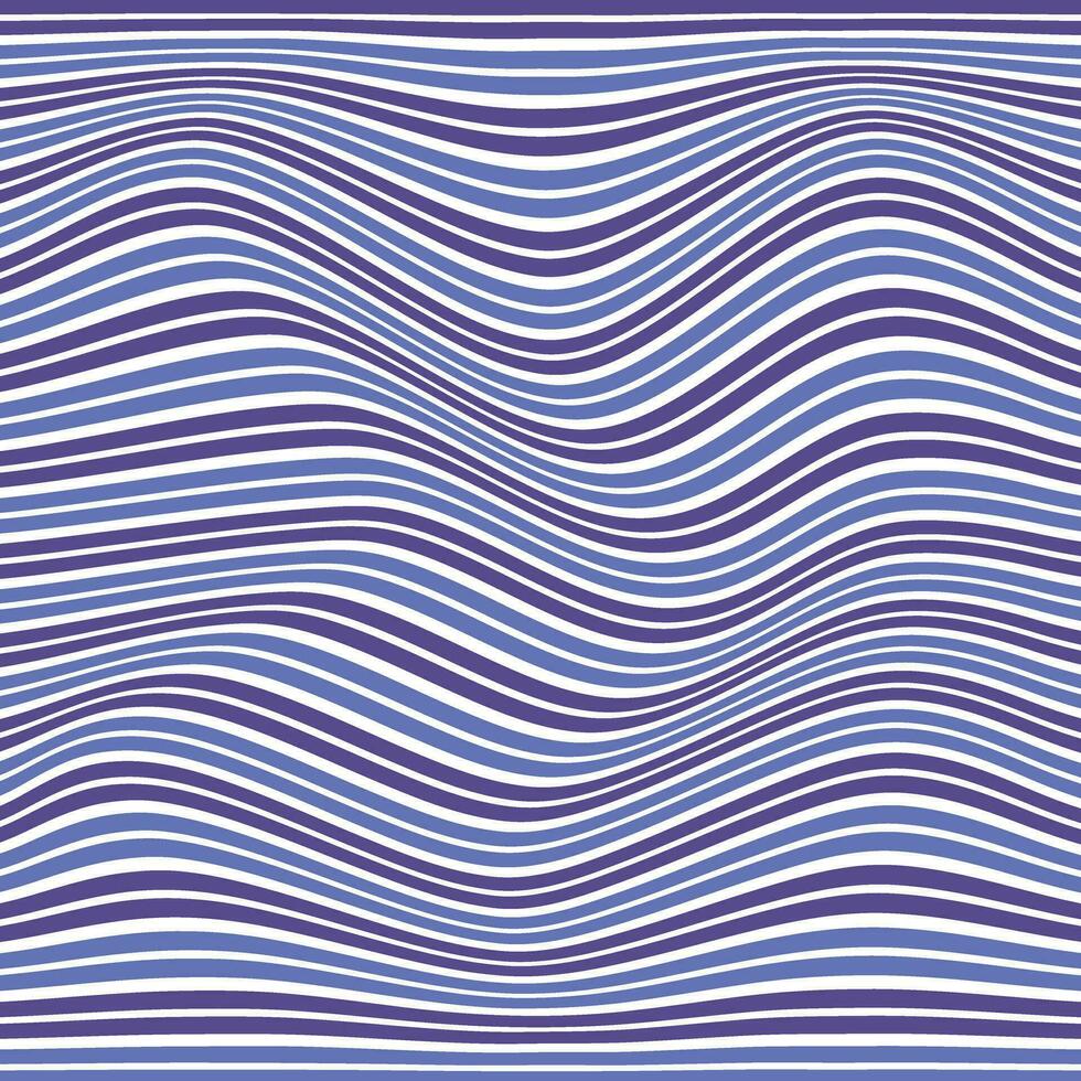 abstract geometric sky lite and dark color horizontal wavy distort line pattern vector