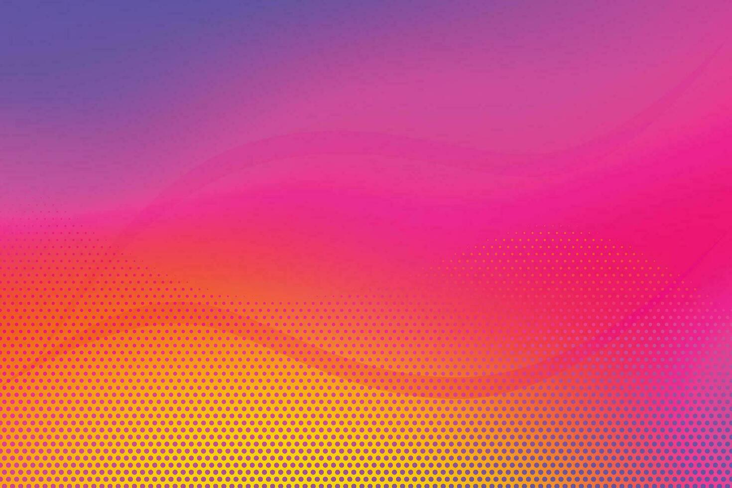 Abstract wavy rainbow gradient vector background.