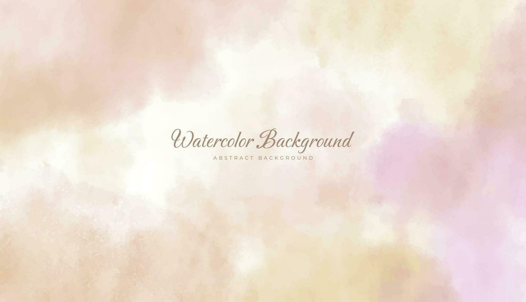 Abstract horizontal watercolor background. Neutral light colored empty space background illustration vector