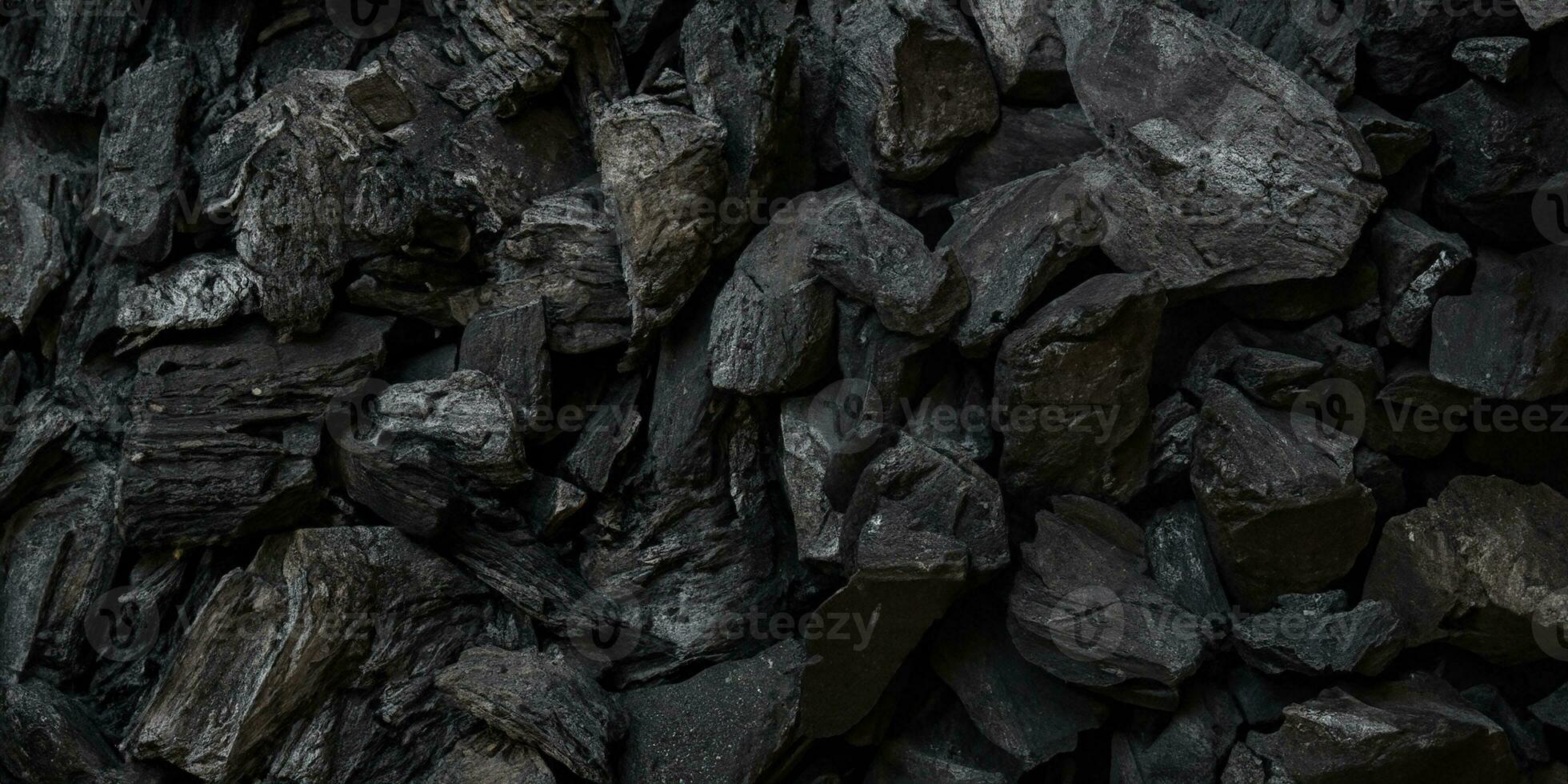 black coal background. charcoal woody black.  lot of wood photo