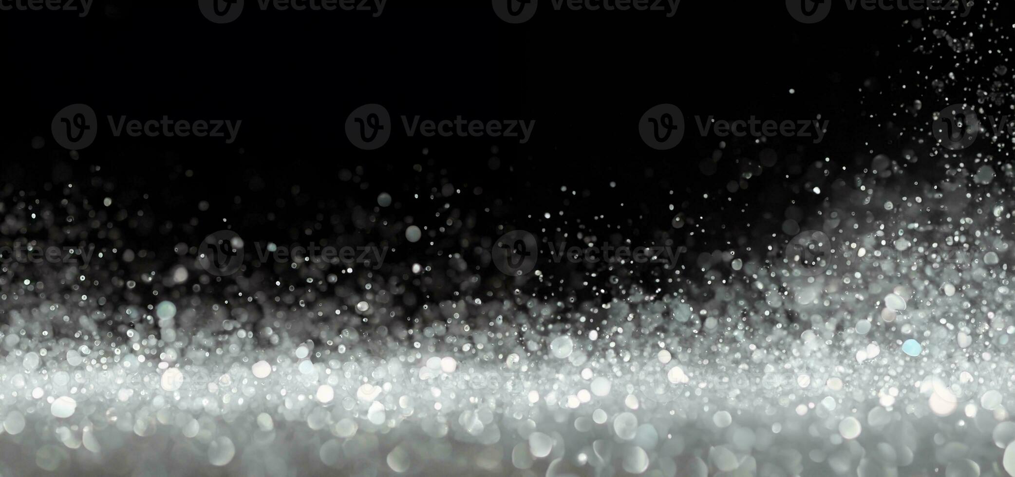 Sparkling glittering lights abstract background photo