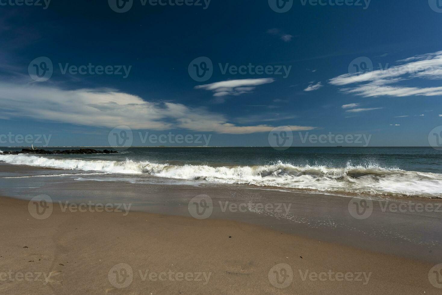 Sunny Spring Day on the Beach photo