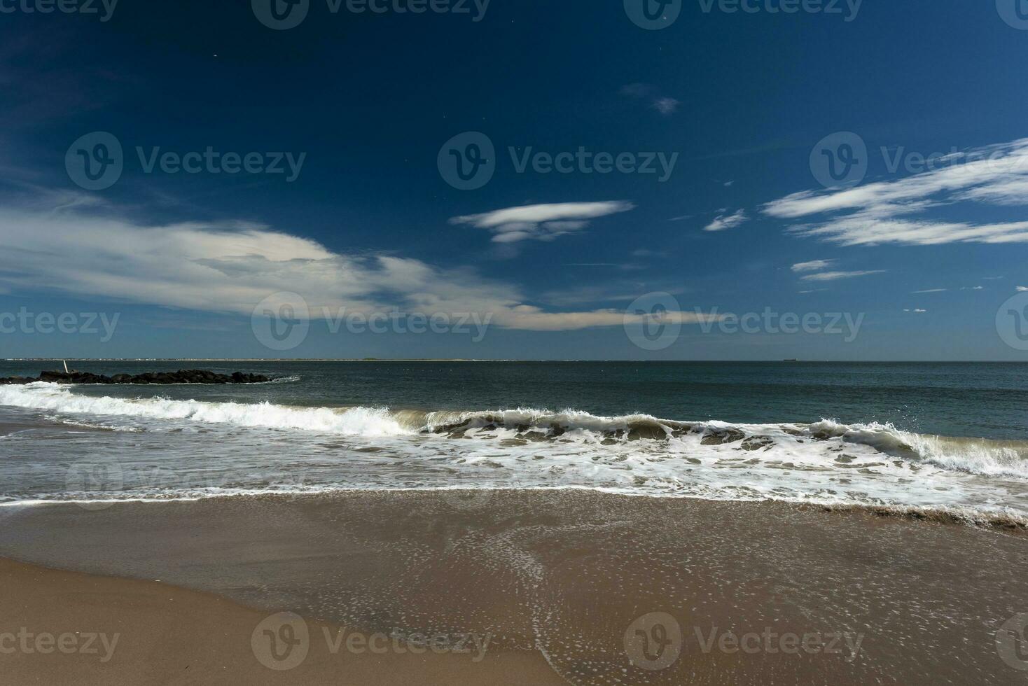 Sunny Spring Day on the Beach photo