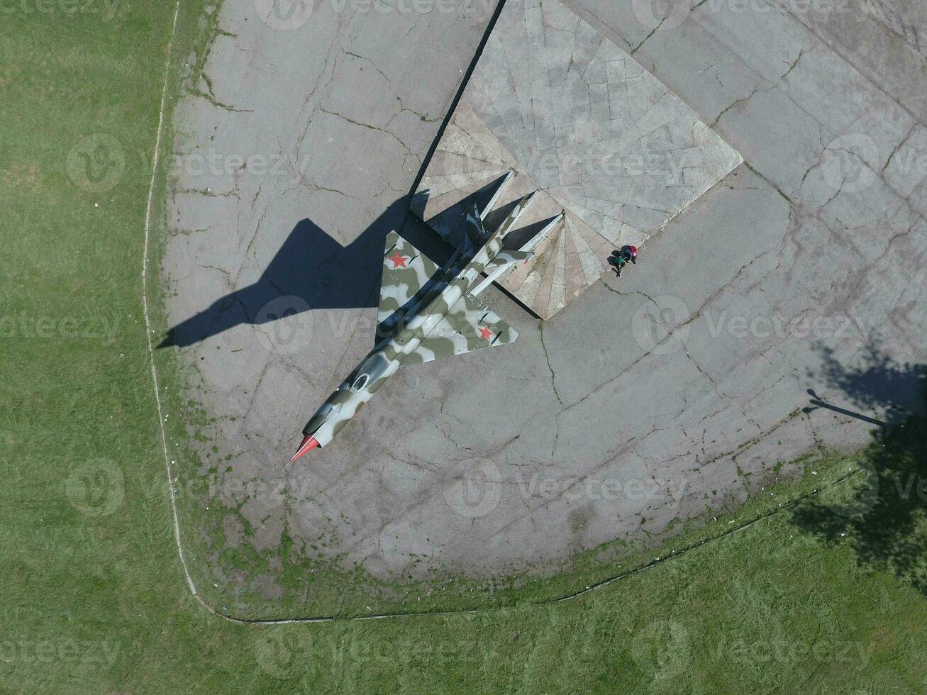 Monument to the fighter aircraft photo