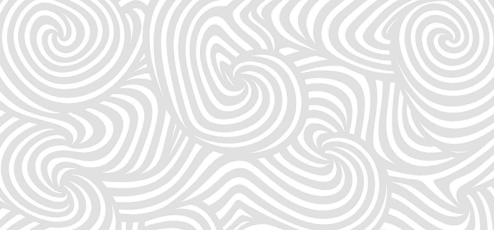 Abstract spiral white and gray background vector