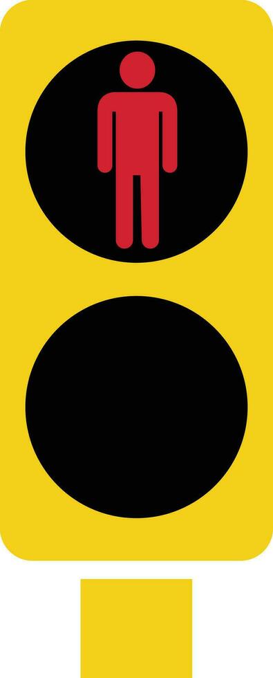 Traffic light interface icon in flat. isolated in symbol use for Traffic control or stoplights with go light and caution light in vector for apps and website