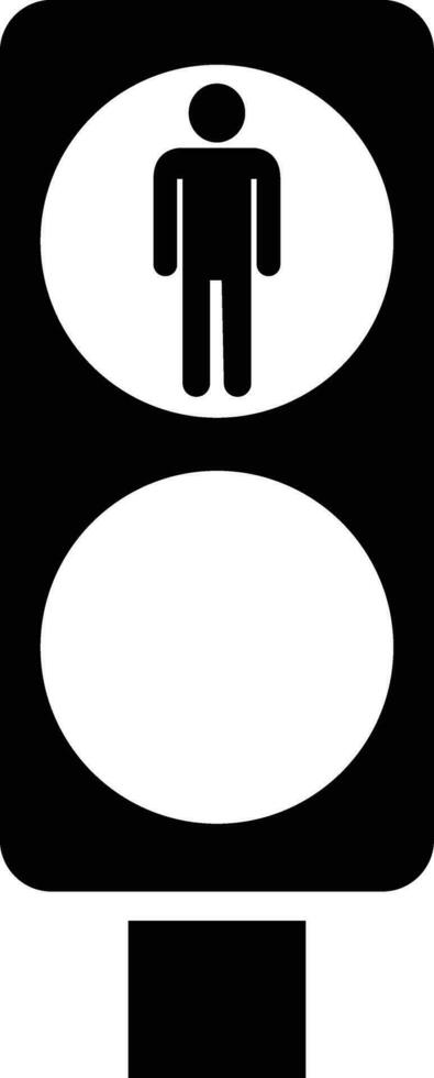 Traffic light interface icon in flat. isolated in symbol use for Traffic control or stoplights with go light and caution light in vector for apps and website