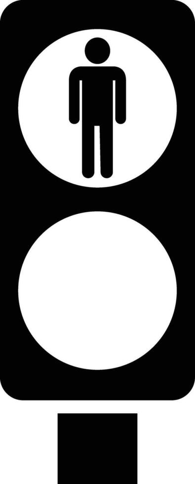 Traffic light interface icon in flat. isolated in symbol use for Traffic control or stoplights with go light and caution light in vector for apps and website