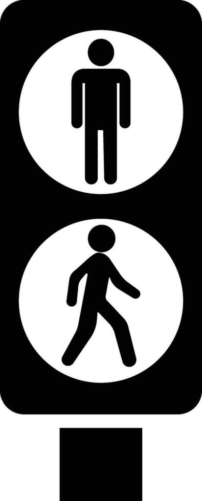 Traffic light interface icon in flat. isolated in symbol use for Traffic control or stoplights with go light and caution light in vector for apps and website