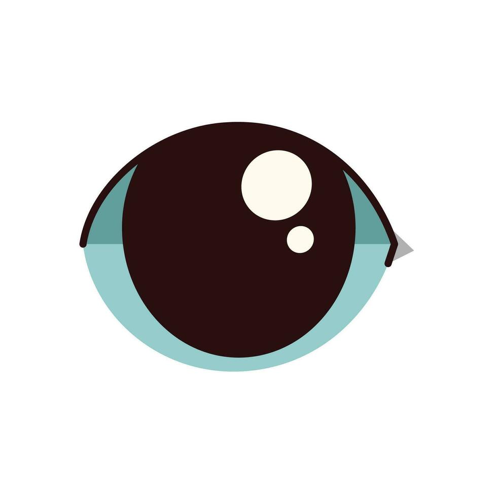 vector evil eye symbol illustration on white background