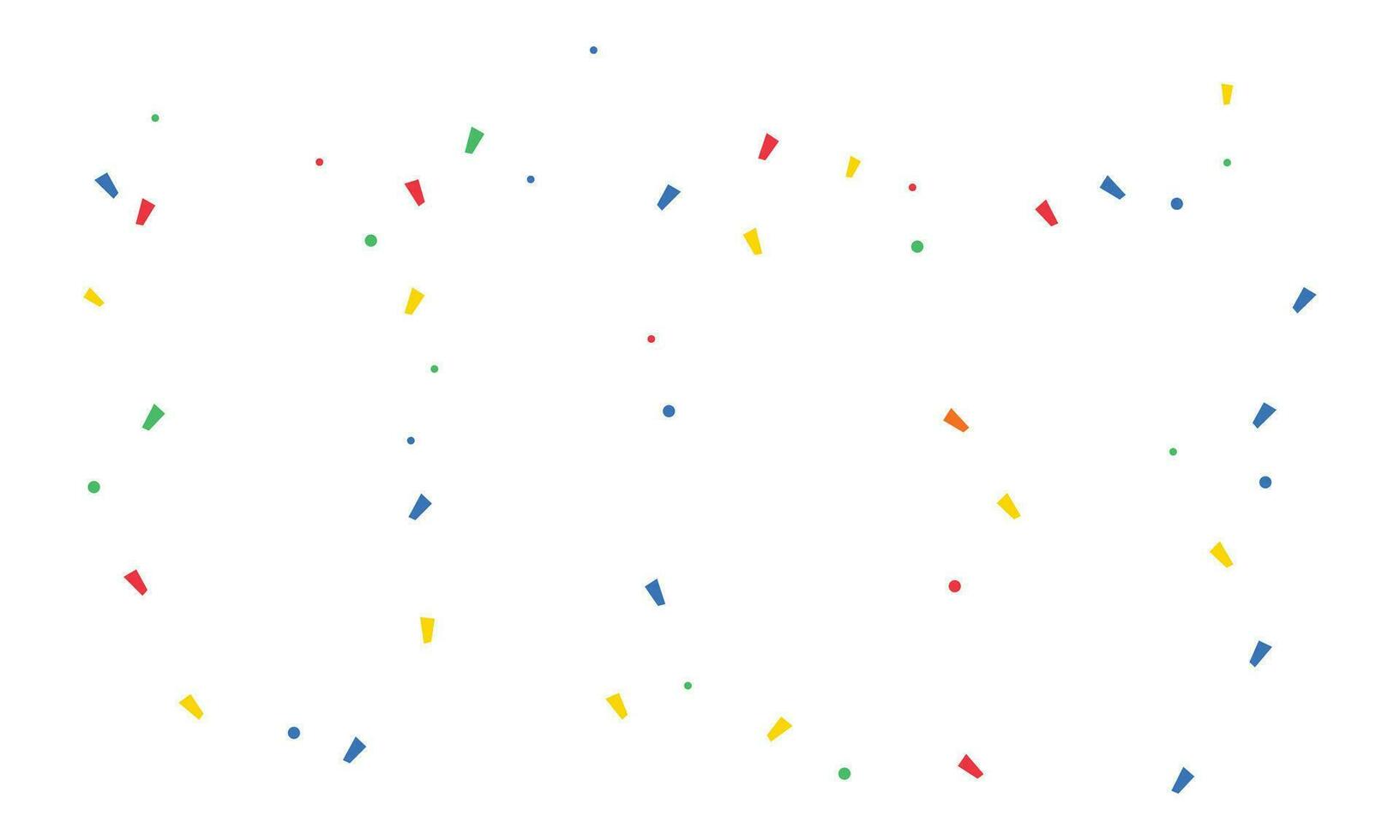 Vector colorful confetti background in flat style