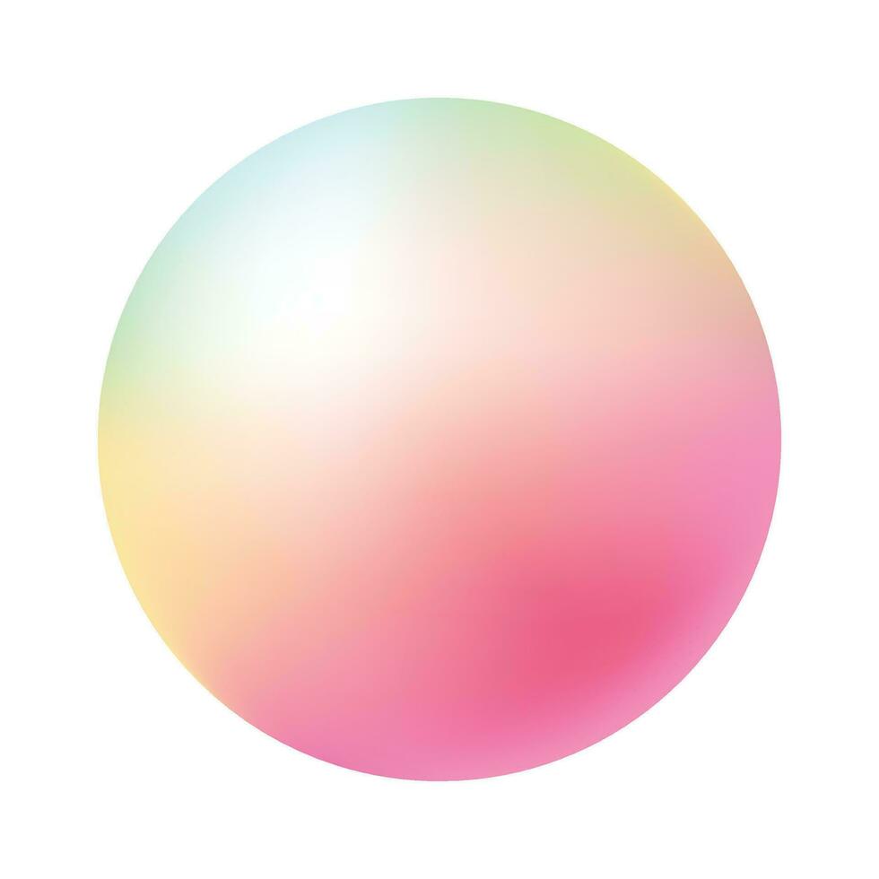 Vector round soft color gradient. modern abstract background