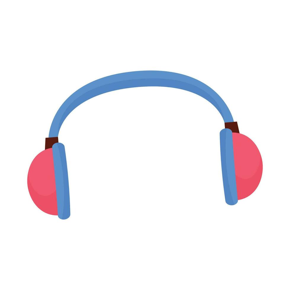 vector auriculares ilustración en blanco antecedentes