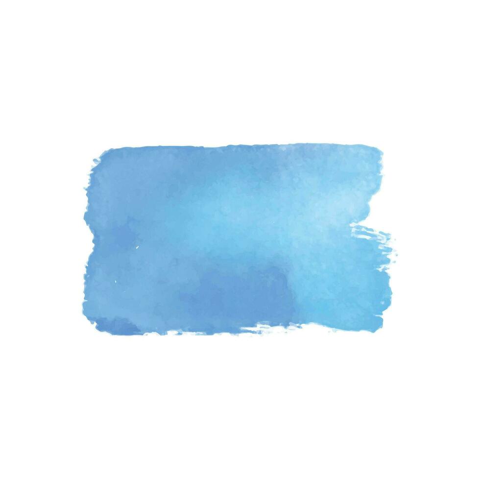 Abstract watercolor hand painted spot. watercolor design element. watercolor blue background vector