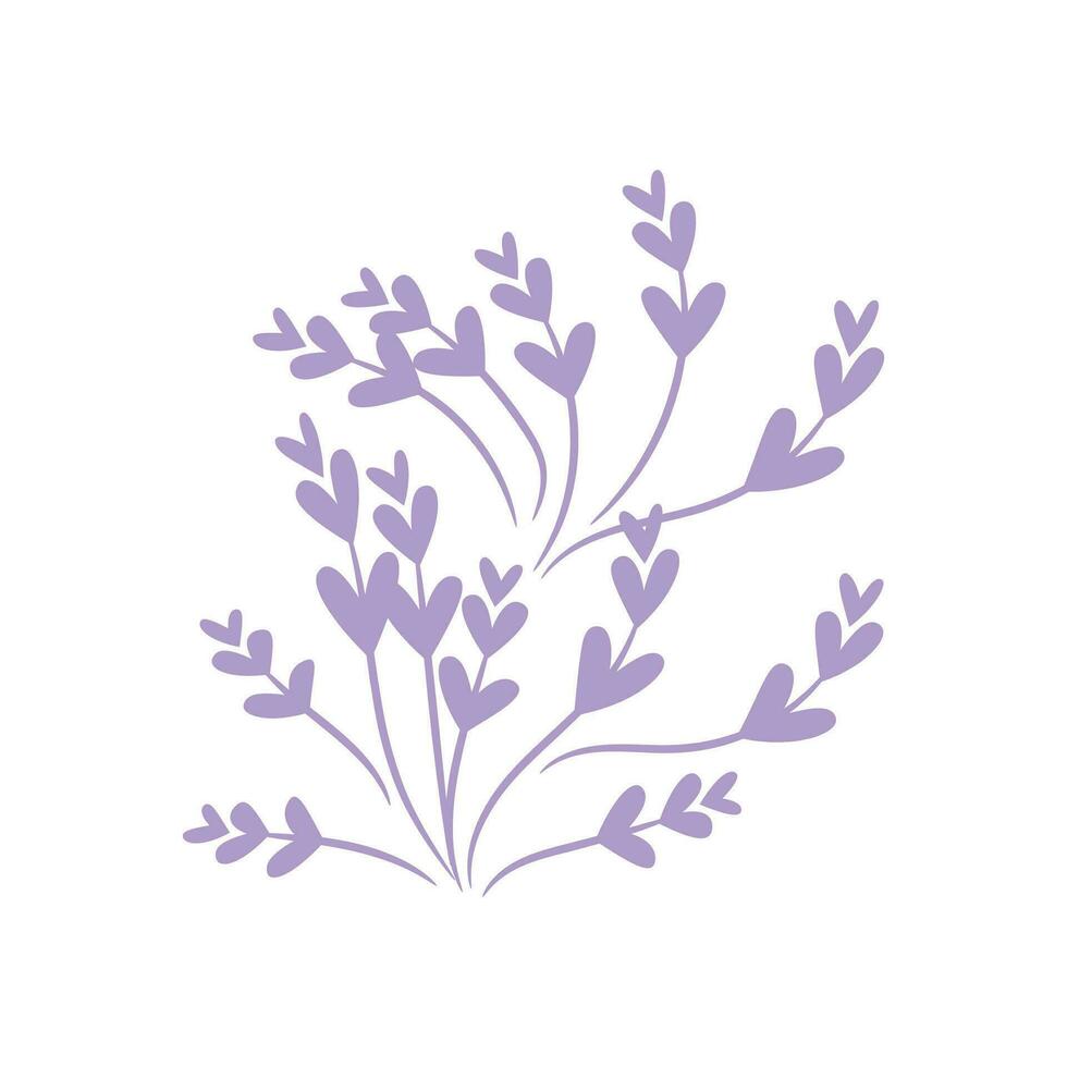 vector flat detailed spring flower on white background