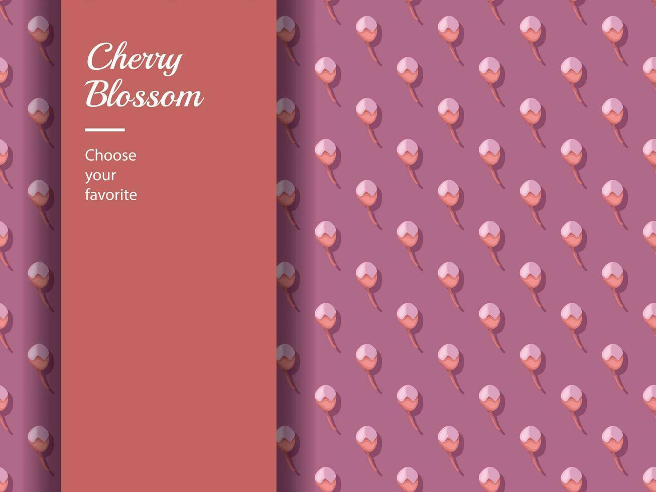 cherry blossom element vector pattern white day easter flower Asian japanese