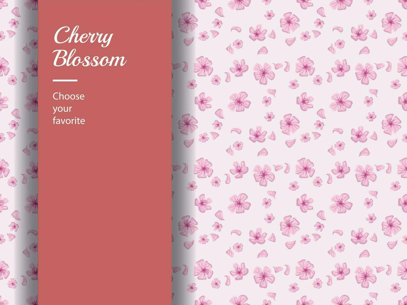 cherry blossom element vector pattern white day easter flower Asian japanese