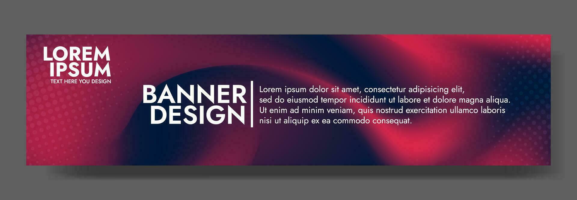 Abstract red black banner color with a unique design. It is ideal for creating eye catching headers, promotional banners, and graphic elements with a modern and dynamic look. vector