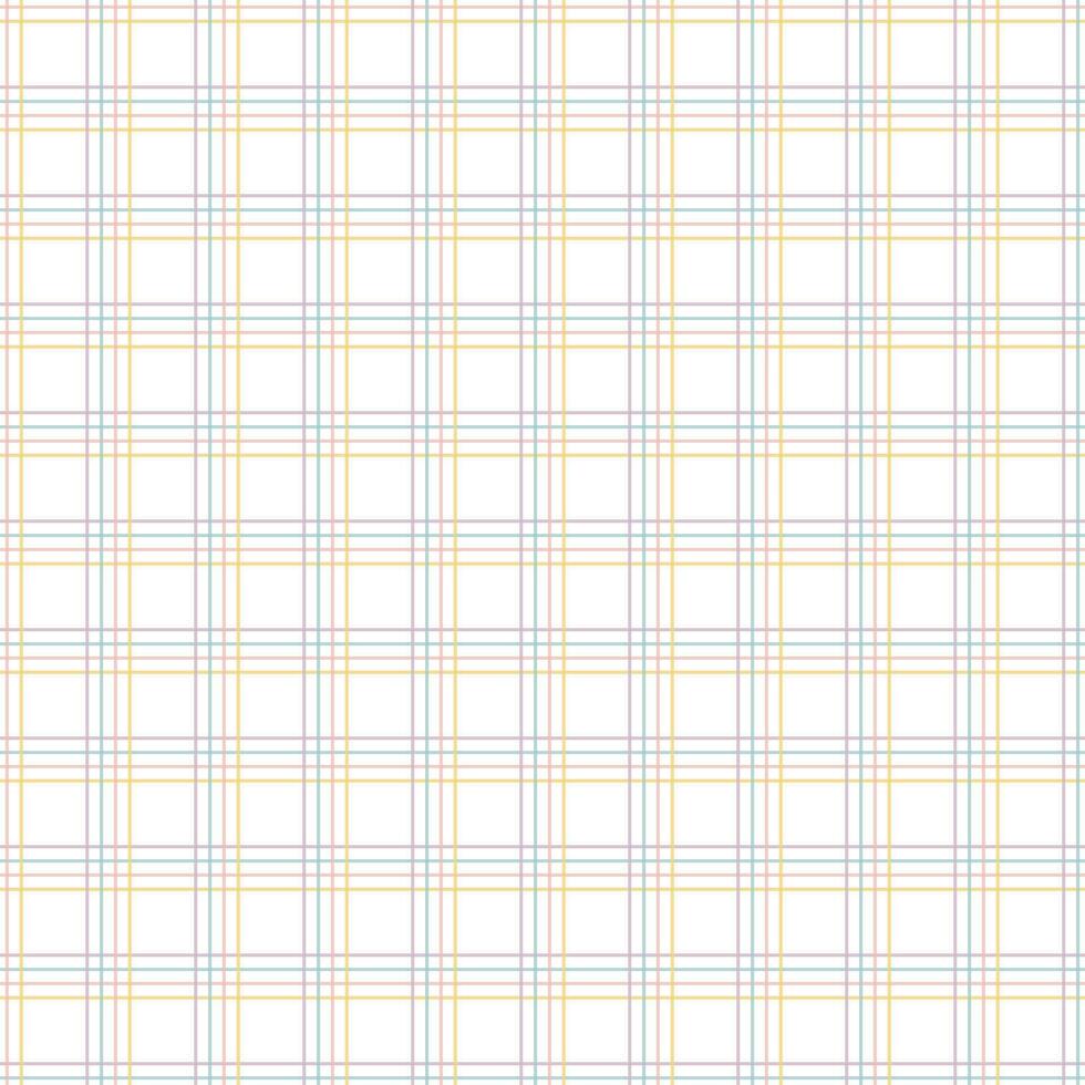 Plaid pattern seamless repeat vector Design for gingham, print, tartan, gift wrap, textiles, checkered background for tablecloth