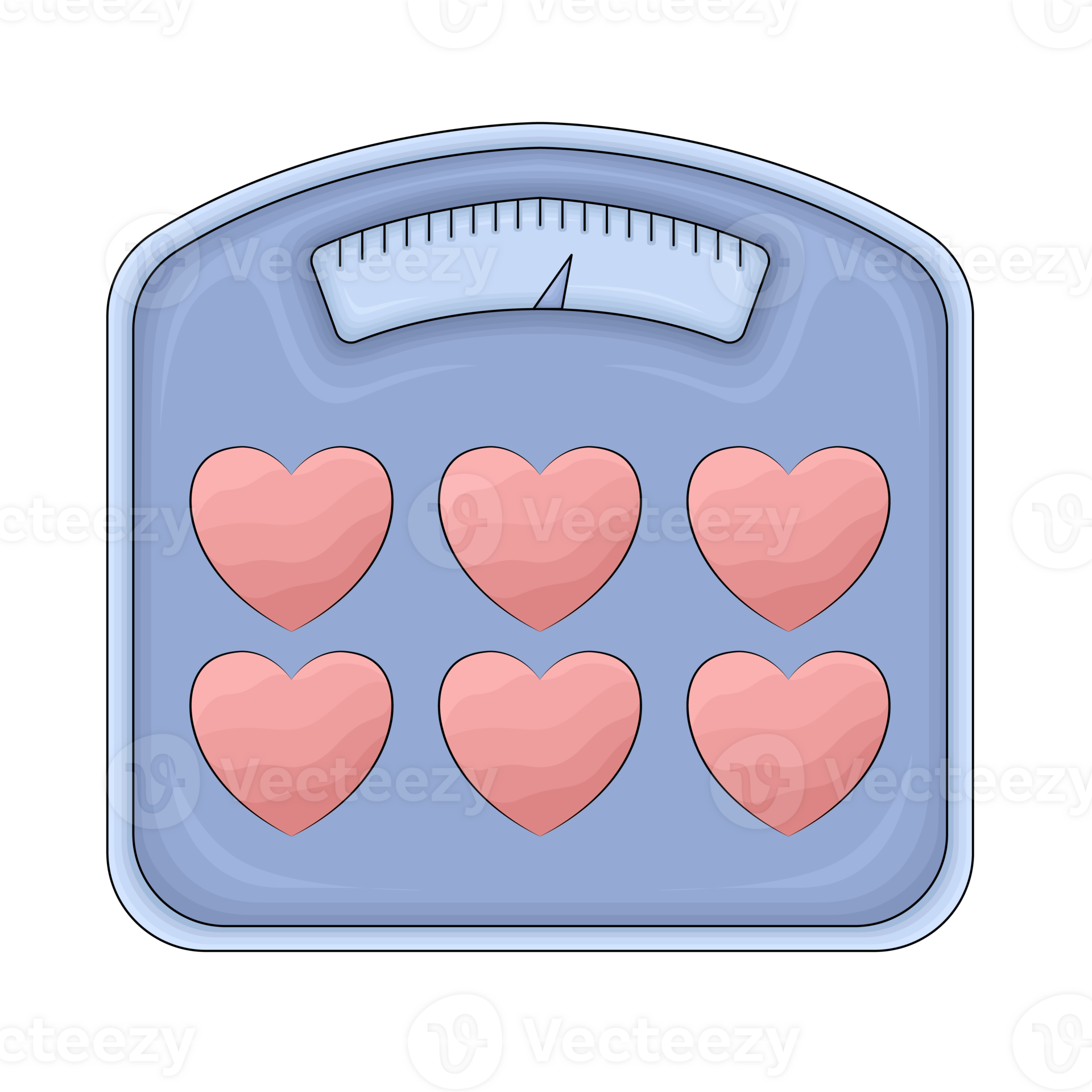 Illustration of weight scales 36253864 PNG
