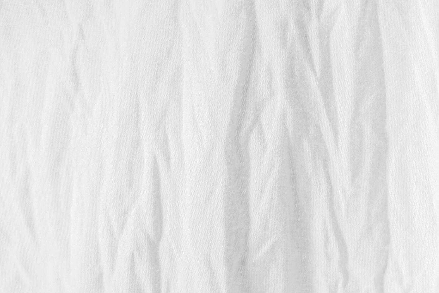 Texture wrinkles white cotton pattern background photo