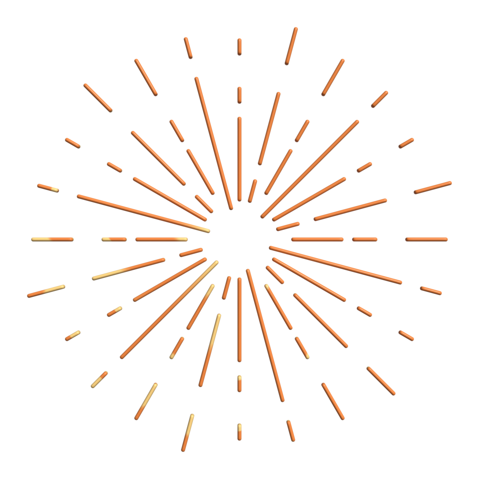 Firework symbol chinese new year decoration element png