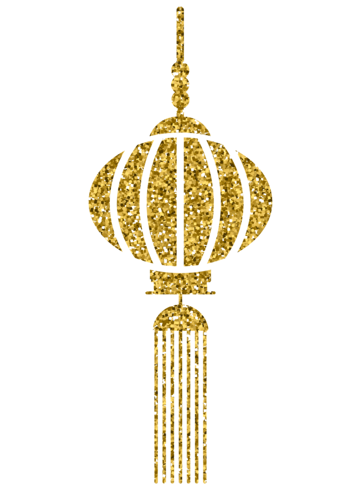 Chinese new year lantern sign symbol decoration element png