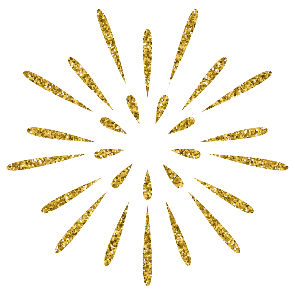 Firework symbol chinese new year decoration element png