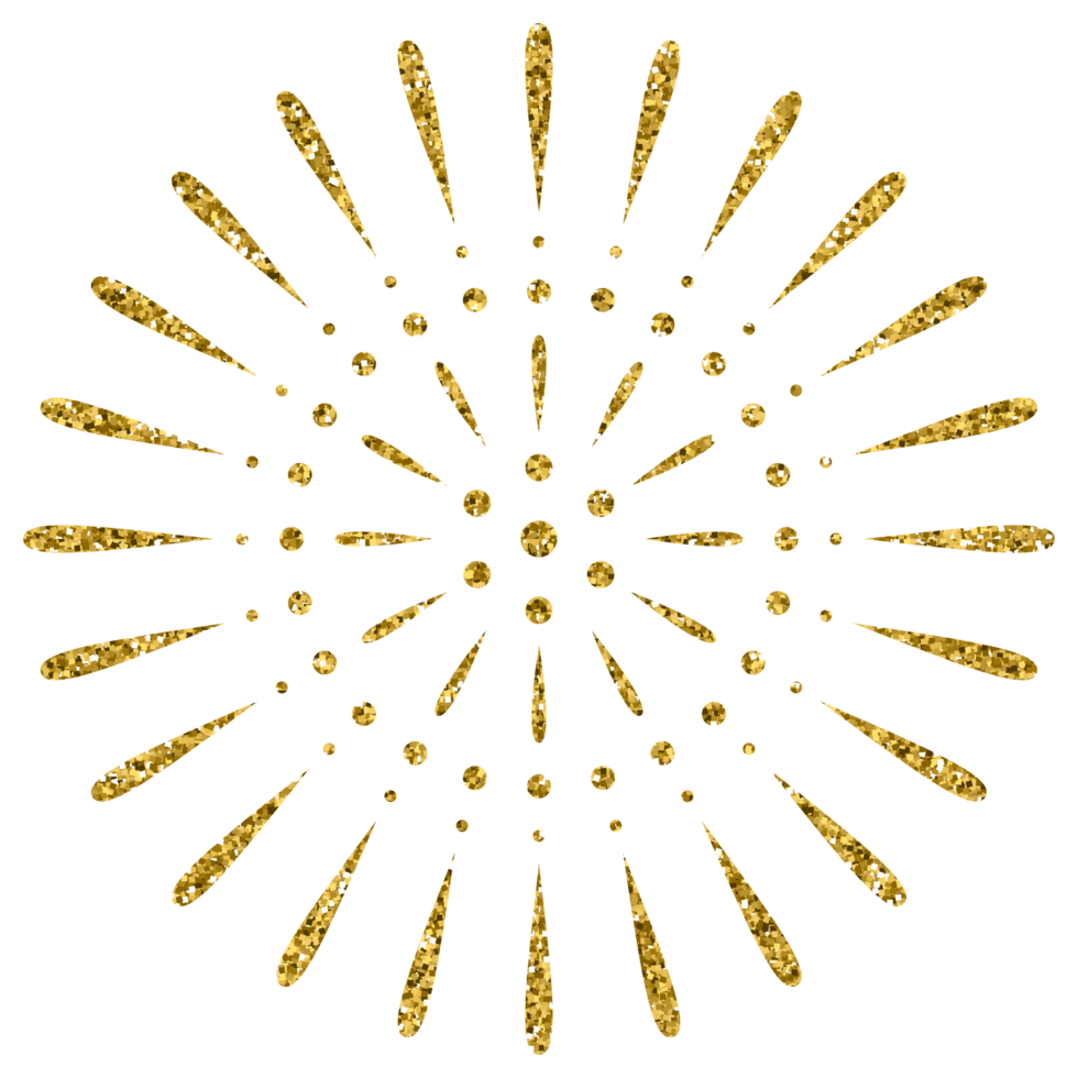 Firework symbol chinese new year decoration element png