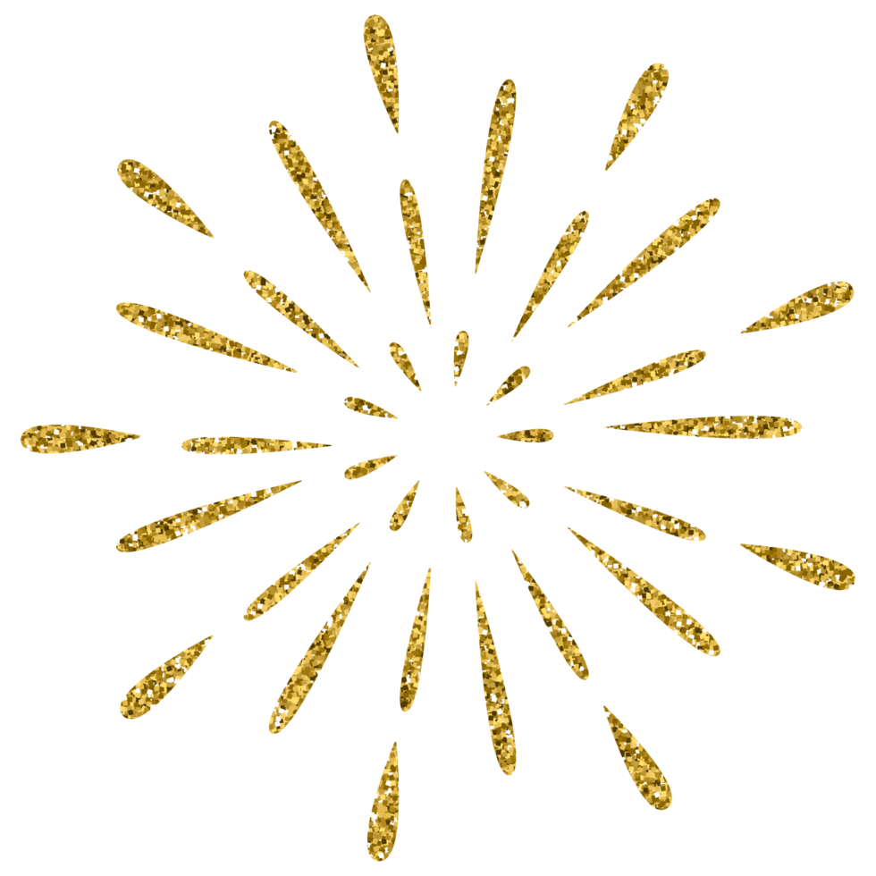 Firework symbol chinese new year decoration element png