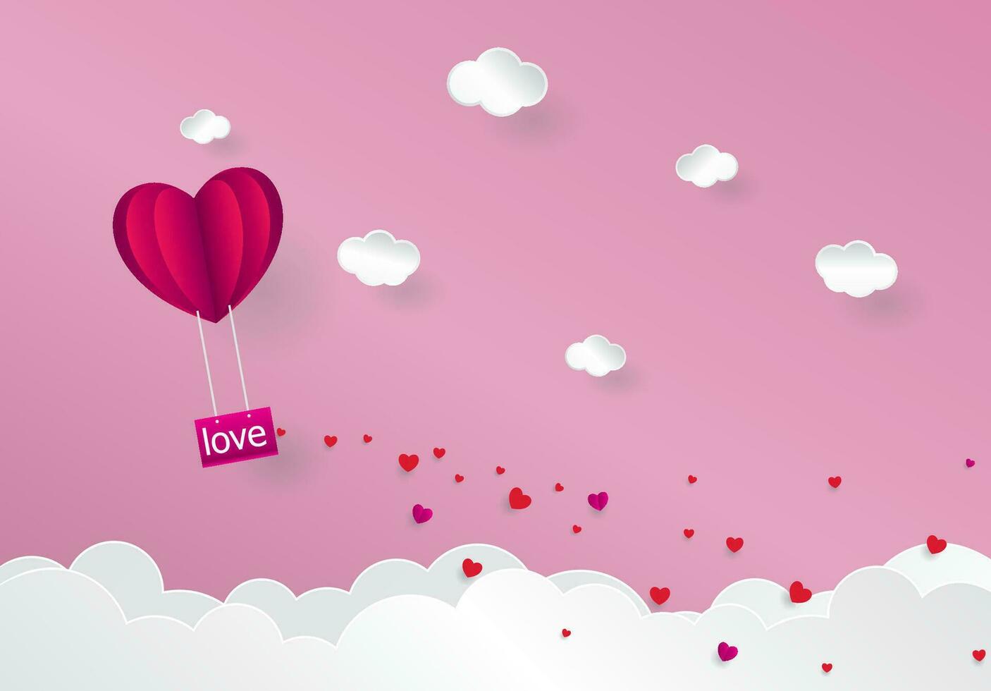 Happy Valentines Day, love day  hearts romantic Celebration design. vector illustration