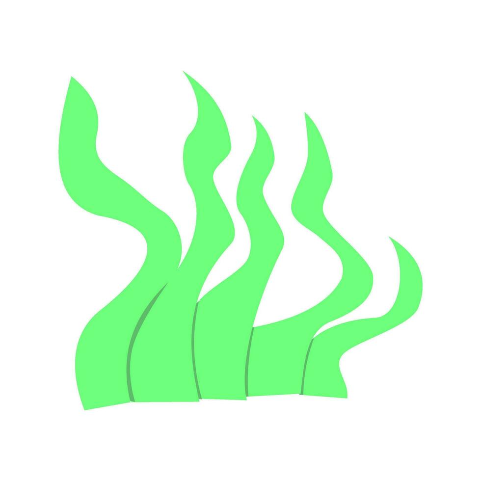 Green grass flat vector element