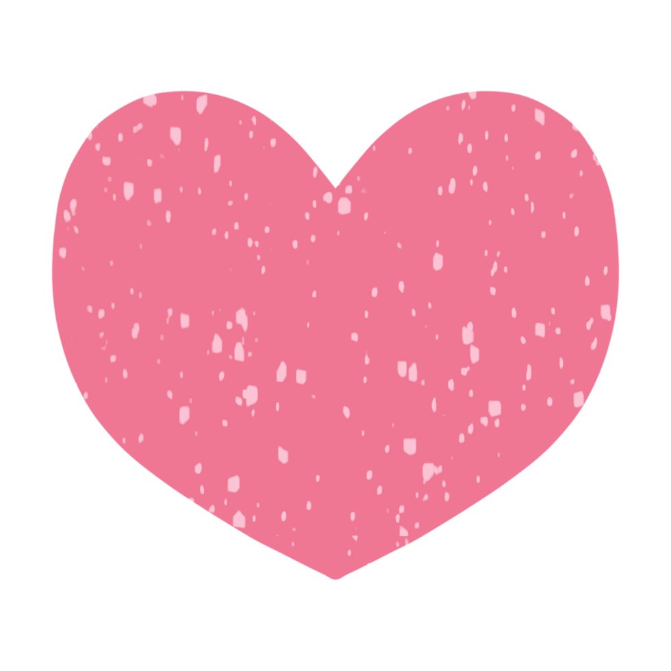 Pink Heart love cartoon png