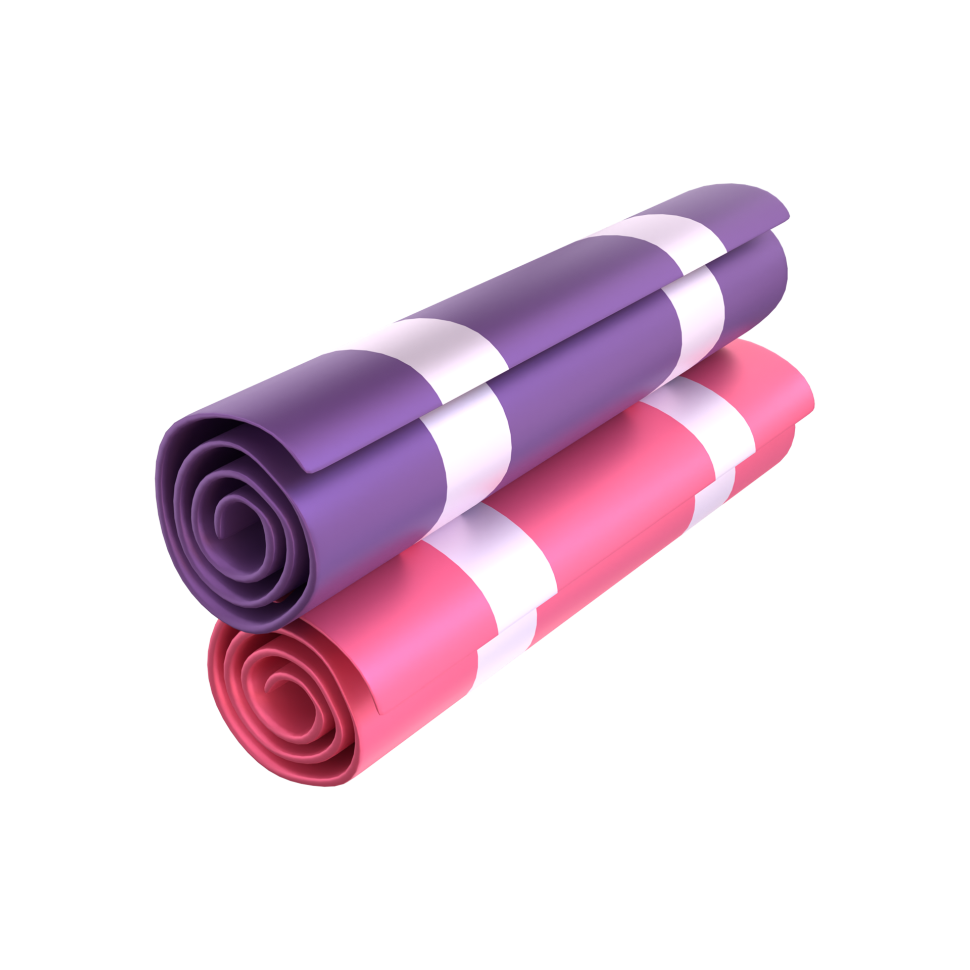 3d rendering of gym fitness exercise mat 36255959 PNG