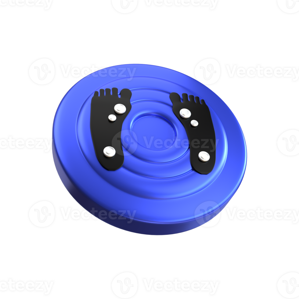 3d rendering of gym fitness Waist Twisting png