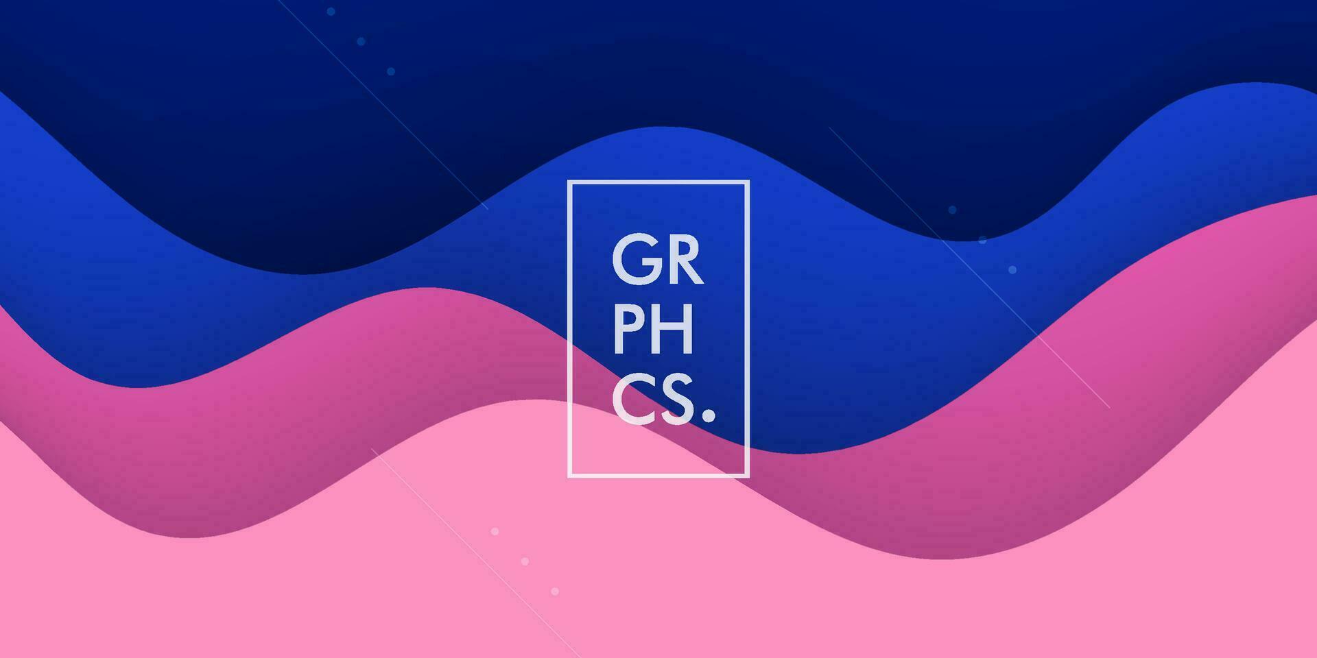 Colorful wave background design pink and blue abstract background. Eps10 vector